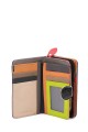 KJ6302-L Leather Patchwork Wallet