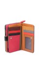 KJ6302-L Leather Patchwork Wallet