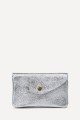 Metallic leather coin purse ZE-8002 : Colors:silvery