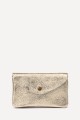 Porte-monnaie Pochette cuir métallisé ZE-8002
