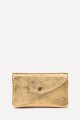 Porte-monnaie Pochette cuir métallisé ZE-8002