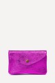 Metallic leather coin purse ZE-8002 : Colors:Magenta
