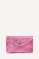 Metallic leather coin purse ZE-8002 : Colors:Pink