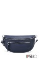 Leather fanny pack ZE-9003 : colour:Navy