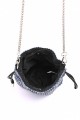 M-7060 Small strass mesh shoulder pouch