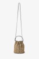 M-7019 Petit sac à main sac bandoulière en maille de strass