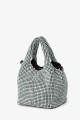 M-7020 Small strass mesh shoulder bag