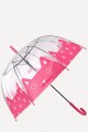 RST706A-5557 Parapluie Canne Transparent Auto "RST" - forme cloche motif Chat