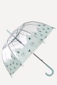 RST706A-5557 Parapluie Canne Transparent Auto "RST" - forme cloche motif Chat