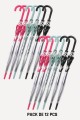 RST706A-5557 clear umbrella Cat : colour:Pack of 12