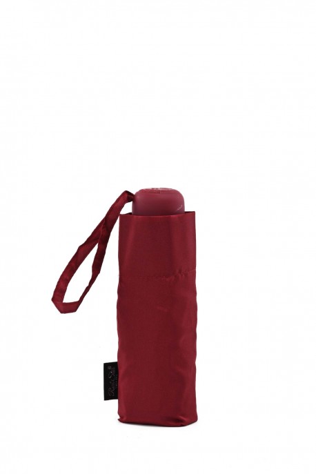 Parapluie compact RST Manuel Uni- 5011 : couleur:Rouge fonc&eacute;