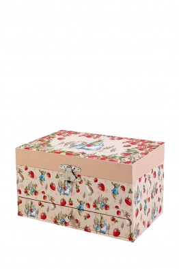 S60861 Musical Jewelry Box Peter Rabbit© Strawberries - Trousselier