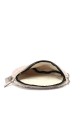 Synthetic sheepskin wool fanny pack with leather shoulder strap ZE-9008
