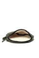 Sac banane laine mouton synthétique bandoulière en cuir ZE-9008