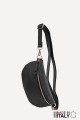 Leather fanny pack ZE-9009 : colour:Black
