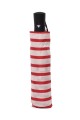 7389 Automatic folding umbrella Stripe pattern - Neyrat : colour:Red