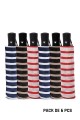 7389 Parapluie pliant Automatique Motif rayure - Neyrat