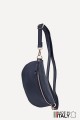 Leather fanny pack ZE-9009 : colour:Bleu Nuit