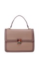 5122-BV Grained synthetic handbag : colour:Khaki