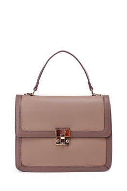 5122-BV Grained synthetic handbag