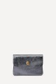 Metallic leather coin purse ZE-8001 : Colors:Anthracite