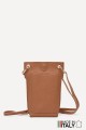 Grained Leather crossbody clutch bag ZE-9014-G