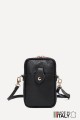 Grained Leather crossbody clutch bag phone size ZE-9013-G