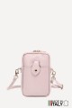 Grained Leather crossbody clutch bag phone size ZE-9013-G