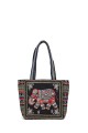 KJ-6611 Small Textile Handbag : Motif:Elephant