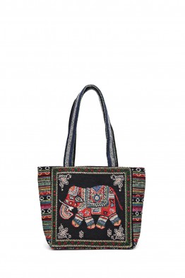 KJ-6611 Small Textile Handbag