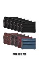 KJN249 Leather purse pack of 12 : colour:Pack of 12