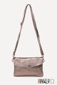 Sac pochette bandoulière en cuir métallisé ZE-9010-MT