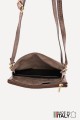 Sac pochette bandoulière en cuir métallisé ZE-9010-MT