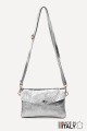 Metallic Leather crossbody clutch bag ZE-9010