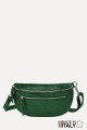 Metallic Leather fanny pack ZE-9004-MT : Colors:Dark green