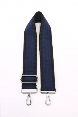 A40-RS-AG Adjustable patterned shoulder strap with silver carabiners