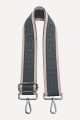 A40-RS-AG Adjustable patterned shoulder strap with silver carabiners : Shoulder strap color:013.007