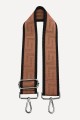 A40-RS-AG Adjustable patterned shoulder strap with silver carabiners