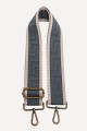 A40-RS-BZ Adjustable patterned shoulder strap with bronze carabiners