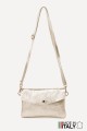 Metallic Leather crossbody clutch bag ZE-9010