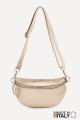 Metalic Leather fanny pack ZE-9009-MT : Colors:Champagne