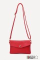 Leather crossbody clutch bag ZE-9010 : colour:Red