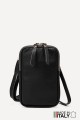 Grained Leather crossbody clutch bag phone size ZE-9018-G