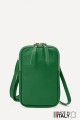 Grained Leather crossbody clutch bag phone size ZE-9018-G