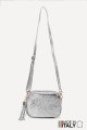 Sac bandoulière en cuir métallisé ZE-9019-MT