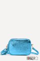 Metallic Grained Leather crossbody bag ZE-9019-MT