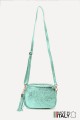 Sac bandoulière en cuir métallisé ZE-9019-MT