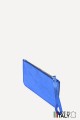 Metallic leather coin purse flat pouch ZE-8005