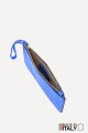 Metallic leather coin purse flat pouch ZE-8005