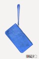Metallic leather coin purse flat pouch ZE-8005